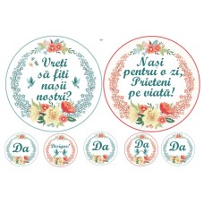 7734608 Vreti sa fiti nasii nostri imagine comestibila din vafa pentru tort 30x20cm